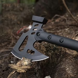 All-in-One Stainless Steel Survival Hatchet: Non-Slip, Multi-Purpose For Camping & Outdoor Adventures - Safe, Durable & Easy To Use